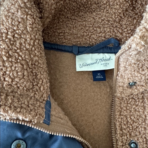 Universal Threads Cropped Cozy Brown Pullover | Size XS - Picture 2 of 2